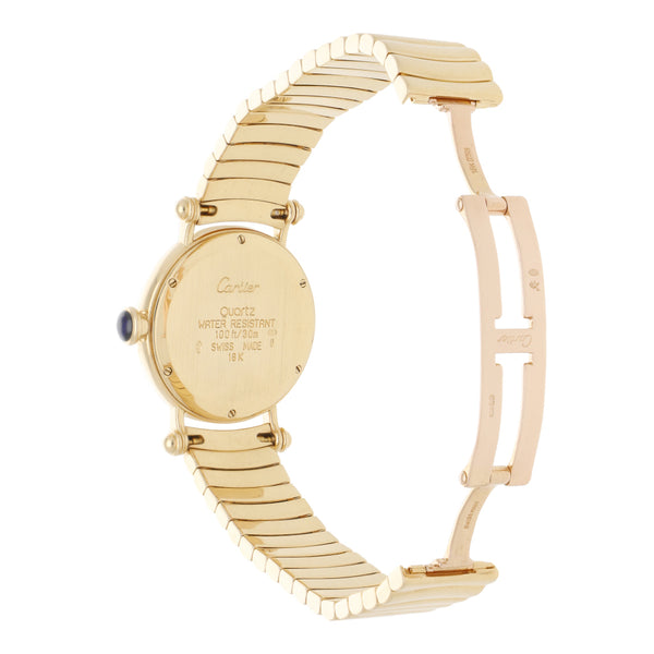 Reloj Cartier para dama/unisex modelo Diabolo en oro dos tonos 18 kilates.