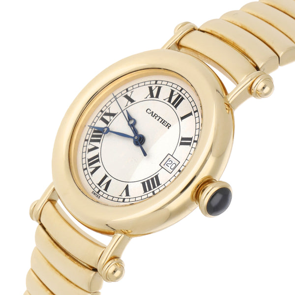 Reloj Cartier para dama/unisex modelo Diabolo en oro dos tonos 18 kilates.