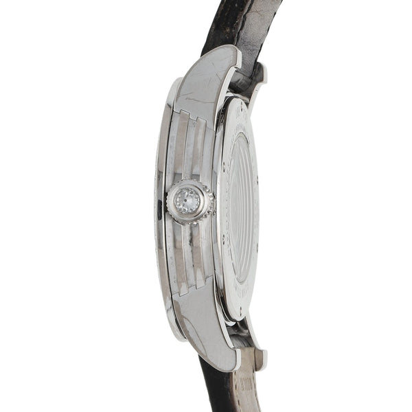 Reloj Corum para caballero/unisex modelo Classique Dancing Roosters caja y broche en oro blanco 18 kilates.