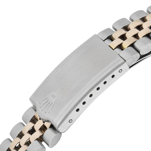 Reloj Rolex para caballero modelo Oyster Perpetual DateJust vistas en oro amarillo 18 kilates.
