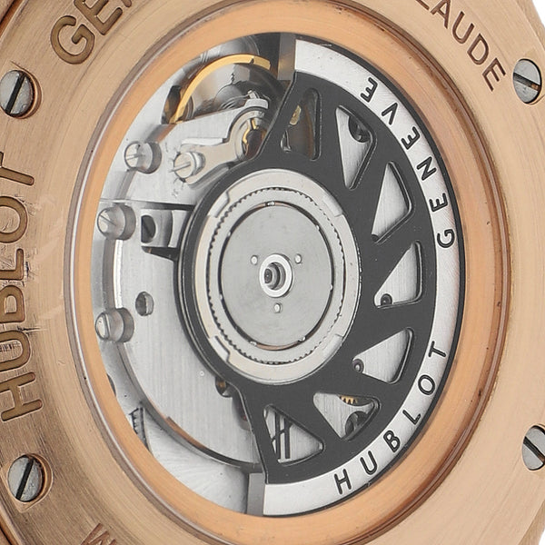 Reloj Hublot para caballero modelo Classic Fusion caja y broche en oro rosa 18 kilates.