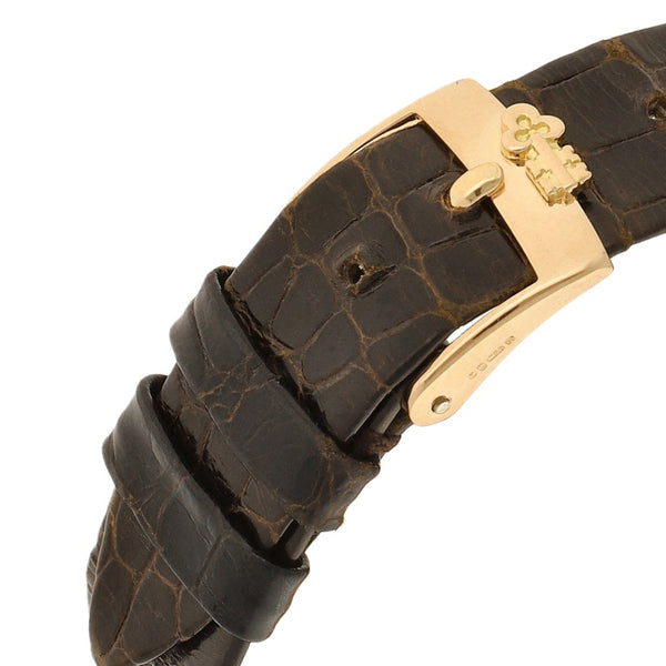 Reloj Corum para caballero modelo Heritage Coin caja y broche en oro amarillo 18 kilates.