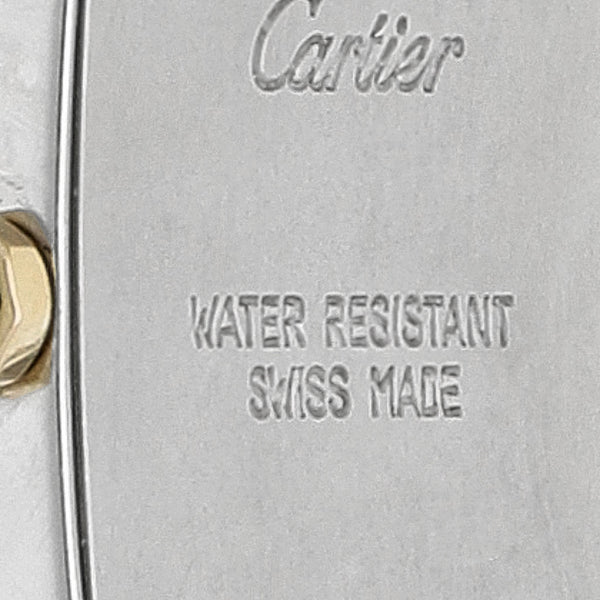 Reloj Cartier para dama modelo Tank Française vistas en oro amarillo 18 kilates.