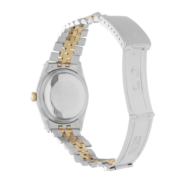 Reloj Rolex para caballero modelo Oyster Perpetual DateJust vistas oro amarillo 18 kilates.