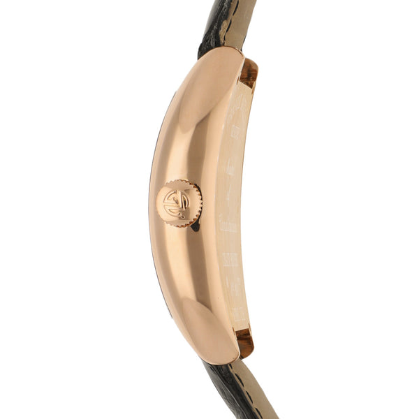Reloj Franck Muller para caballero modelo Crazy Hours caja y broche en oro rosa 18 kilates.
