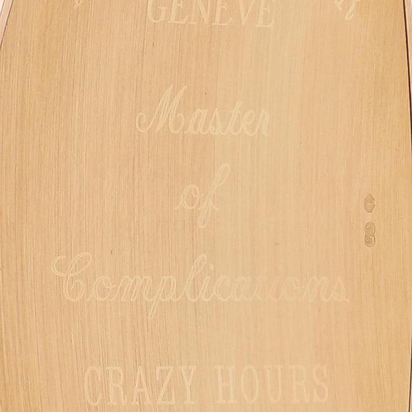 Reloj Franck Muller para caballero modelo Crazy Hours caja y broche en oro rosa 18 kilates.