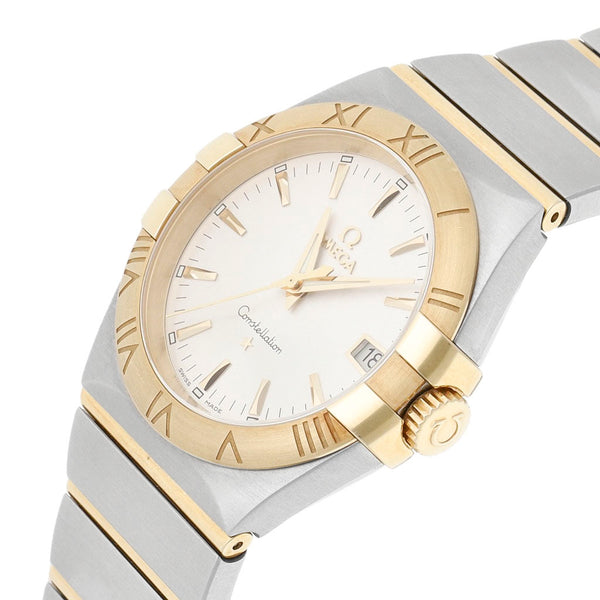 Reloj Omega para caballero modelo Constellation vistas oro amarillo 18 kilates.