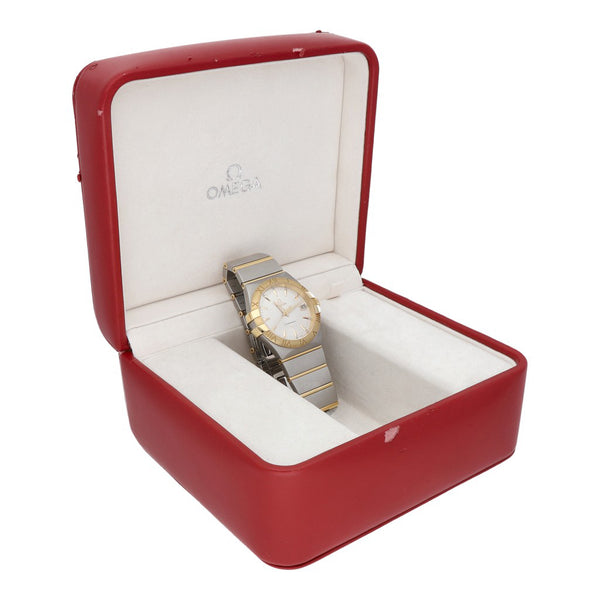 Reloj Omega para caballero modelo Constellation vistas oro amarillo 18 kilates.