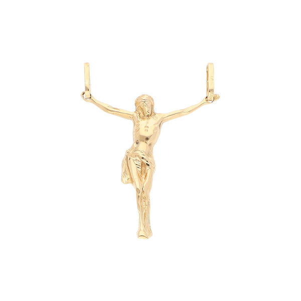 Cristo diseño especial en oro amarillo 14 kilates.