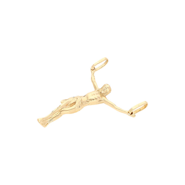 Cristo diseño especial en oro amarillo 14 kilates.