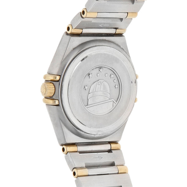 Reloj Omega para dama modelo Constellation vistas oro amarillo 18 kilates.