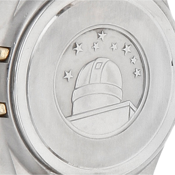 Reloj Omega para dama modelo Constellation vistas oro amarillo 18 kilates.