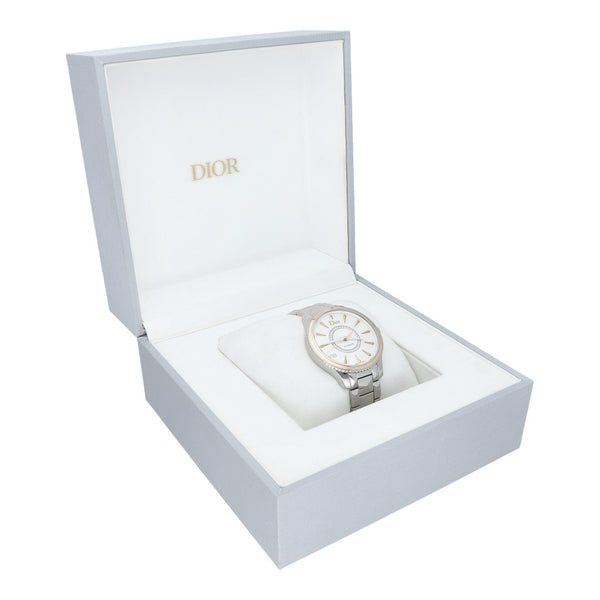 Reloj Dior para dama modelo VIII vistas en oro rosa 18 kilates.