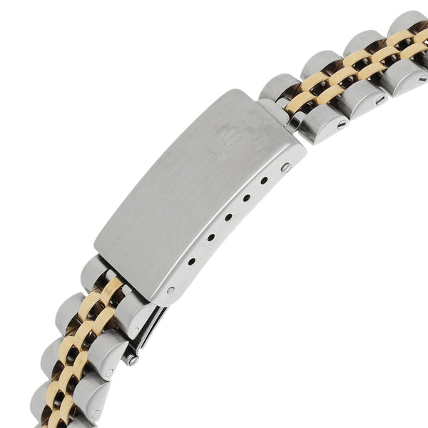 Reloj Rolex para dama modelo Oyster Perpetual DateJust vistas en oro amarillo 18 kilates.