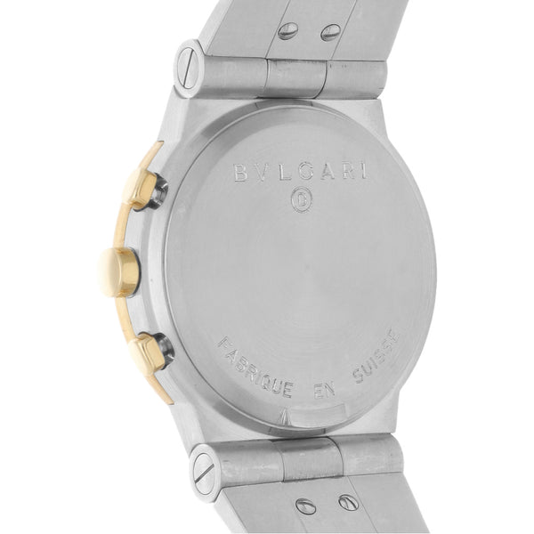 Reloj Bvlgari para caballero/unisex modelo Diagono vistas en oro amarillo 18 kilates.