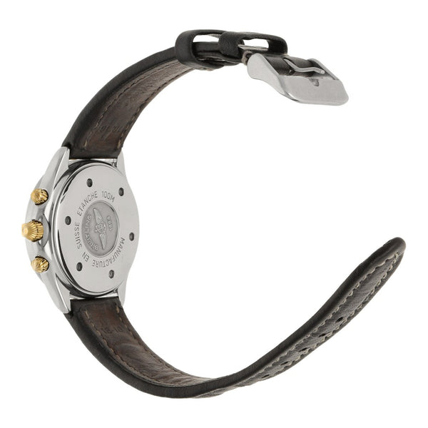 Reloj Breitling para caballero modelo Windrider Jetstream Chrono vistas en oro amarillo 18 kilates.