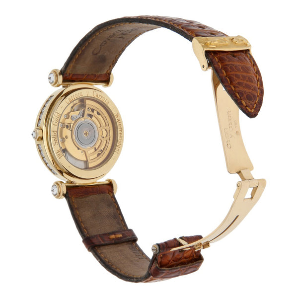 Reloj Carrera y Carrera para dama caja y broche en oro amarillo 18 kilates.