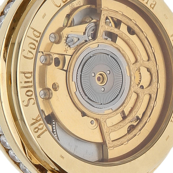 Reloj Carrera y Carrera para dama caja y broche en oro amarillo 18 kilates.