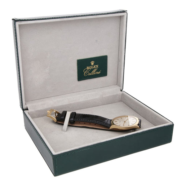 Reloj Rolex para caballero/unisex modelo Cellini caja y broche en oro amarillo 18 kilates.
