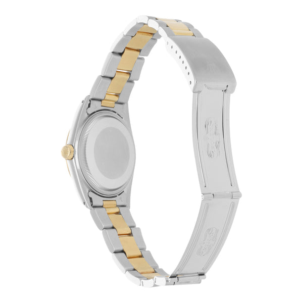 Reloj Rolex para caballero modelo Oyster Perpetual DateJust vistas en oro amarillo 18 kilates.
