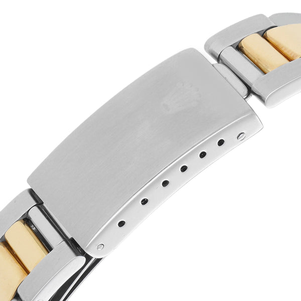 Reloj Rolex para caballero modelo Oyster Perpetual DateJust vistas en oro amarillo 18 kilates.