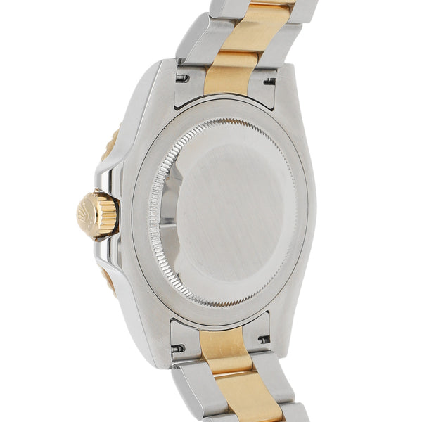 Reloj Rolex para caballero modelo Oyster Perpetual Date GMT Master II vistas en oro amarillo 18 kilates.