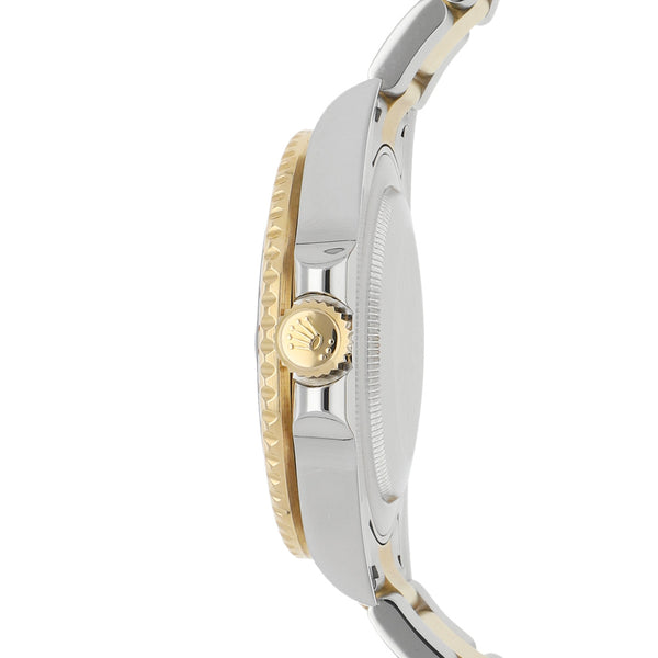 Reloj Rolex para caballero modelo Oyster Perpetual Date GMT Master II vistas en oro amarillo 18 kilates.