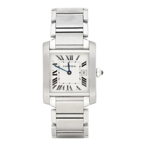 Reloj Cartier para dama modelo Tank Française.