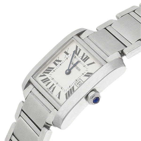 Reloj Cartier para dama modelo Tank Française.