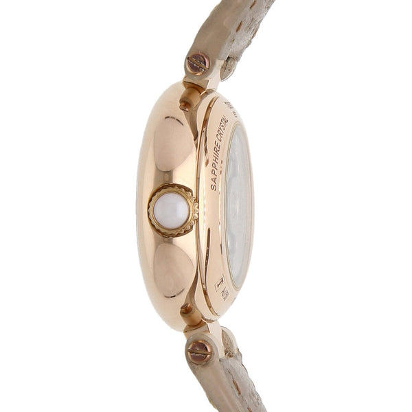 Reloj Tissot para dama modelo Glamorous caja en oro rosa 18 kilates.