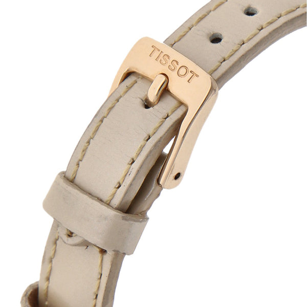 Reloj Tissot para dama modelo Glamorous caja en oro rosa 18 kilates.