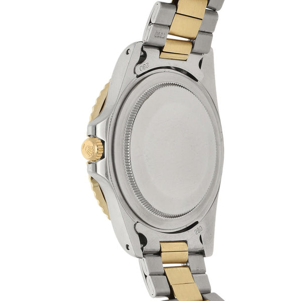 Reloj Rolex para caballero modelo Oyster Perpetual GMT-Master vistas oro amarillo 14 kilates.