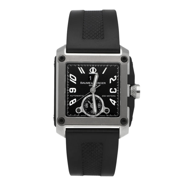 Reloj Baume & Mercier para caballero modelo Hampton Square Dual Time.