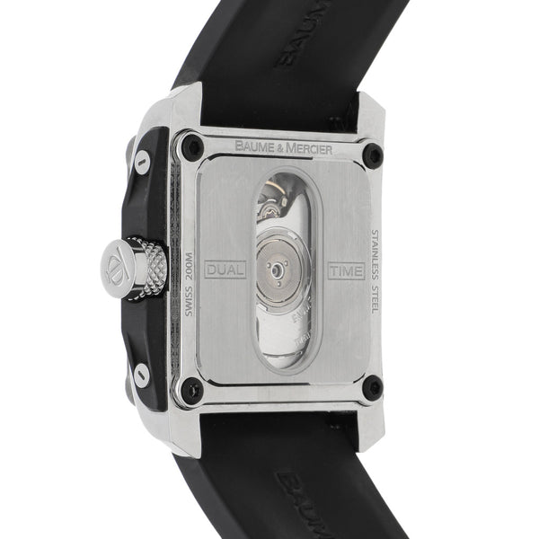 Reloj Baume & Mercier para caballero modelo Hampton Square Dual Time.