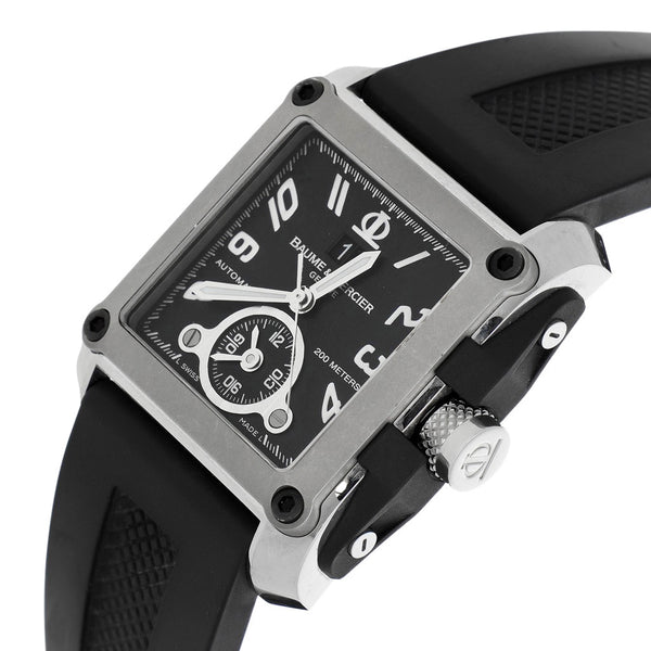 Reloj Baume & Mercier para caballero modelo Hampton Square Dual Time.