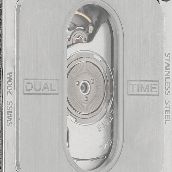 Reloj Baume & Mercier para caballero modelo Hampton Square Dual Time.