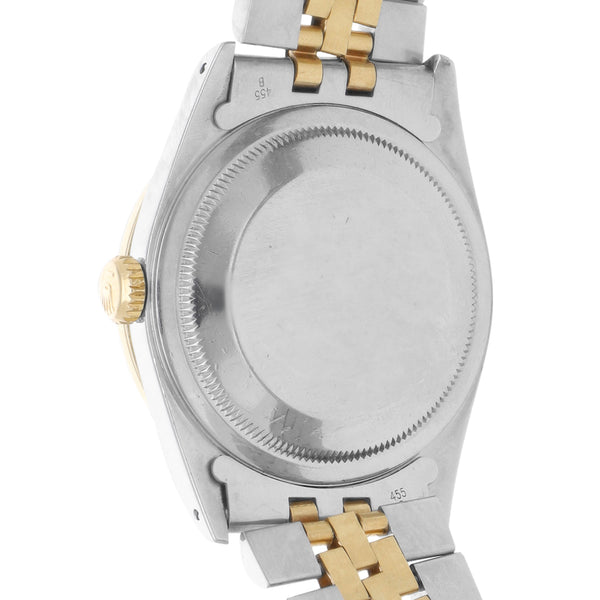 Reloj Rolex para caballero/unisex modelo Oyster Perpetual DateJust vistas oro amarillo 18 kilates.