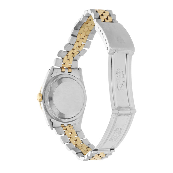 Reloj Rolex para caballero/unisex modelo Oyster Perpetual DateJust vistas oro amarillo 18 kilates.
