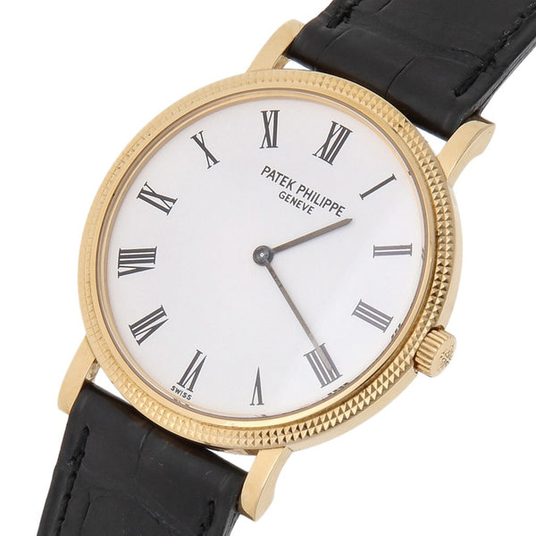 Reloj Patek Philippe para caballero/unisex modelo Calatrava caja y broche en oro amarillo 18 kilates.