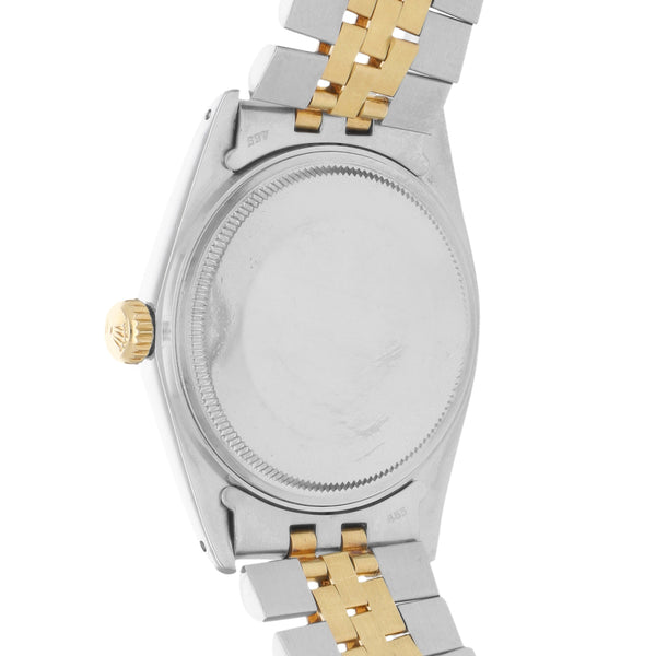 Reloj Rolex para caballero modelo Oyster Perpetual DateJust vistas oro amarillo 18 kilates.