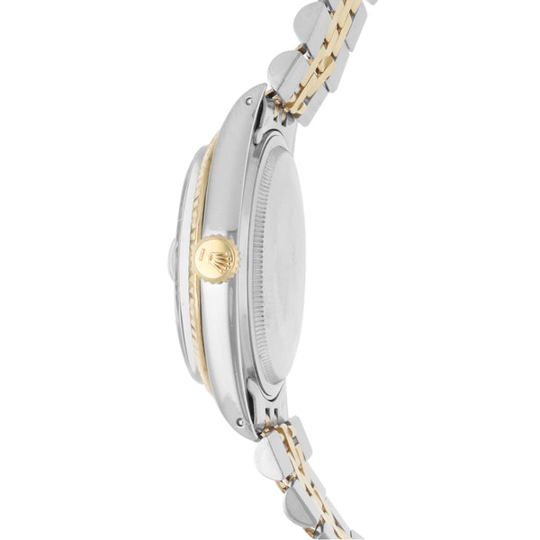 Reloj Rolex para caballero modelo Oyster Perpetual DateJust vistas oro amarillo 18 kilates.
