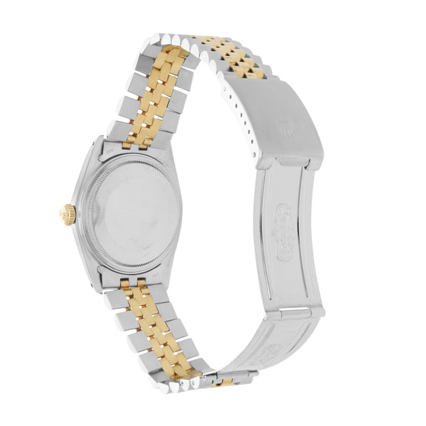Reloj Rolex para caballero modelo Oyster Perpetual DateJust vistas oro amarillo 18 kilates.