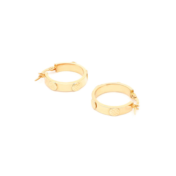 Arracadas diseño especial en oro amarillo 14 kilates.
