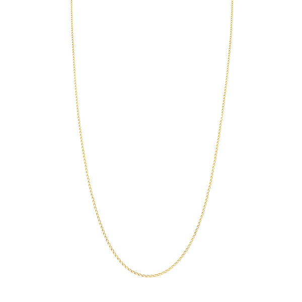 Collar eslabón encontrado en oro amarillo 14 kilates.