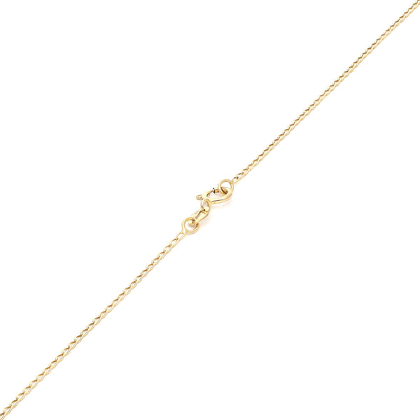 Collar eslabón encontrado en oro amarillo 14 kilates.