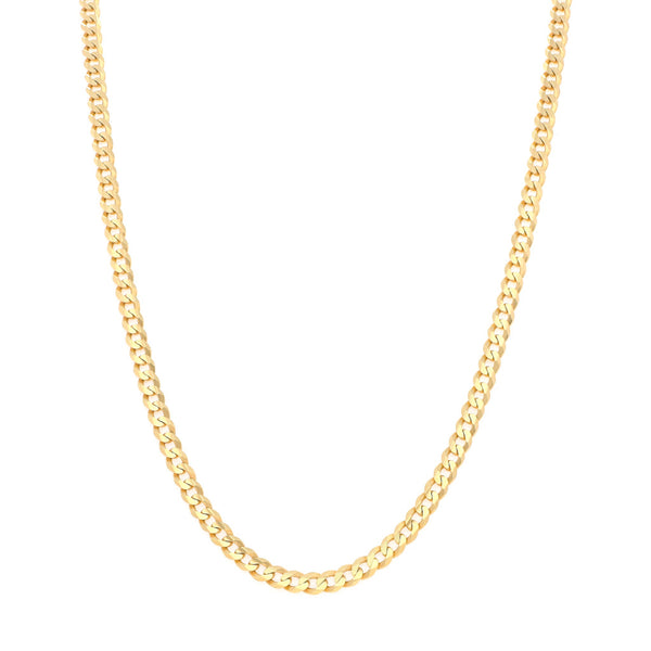 Collar eslabón encontrado en oro amarillo 14 kilates.