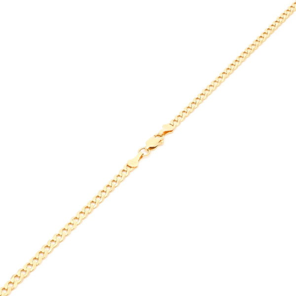 Collar eslabón encontrado en oro amarillo 14 kilates.