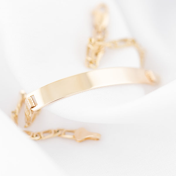 Esclava nudo egipcio en oro amarillo 14 kilates.
