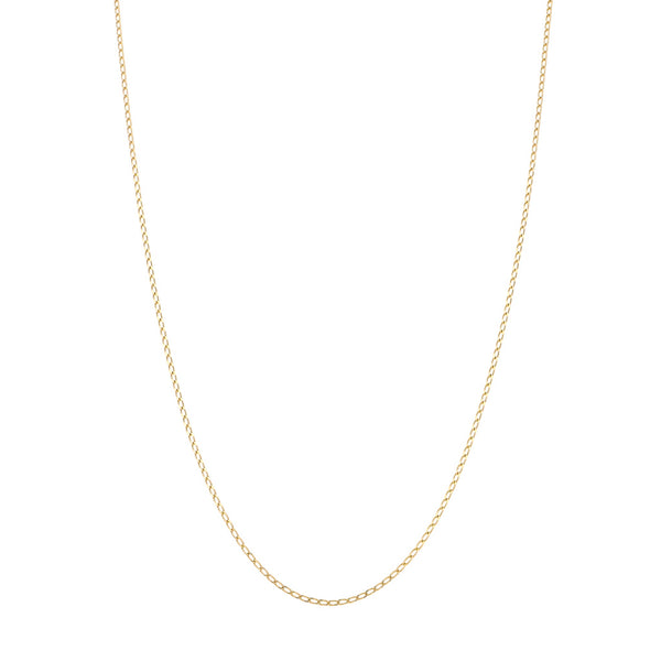 Collar eslabón encontrado en oro amarillo 14 kilates.