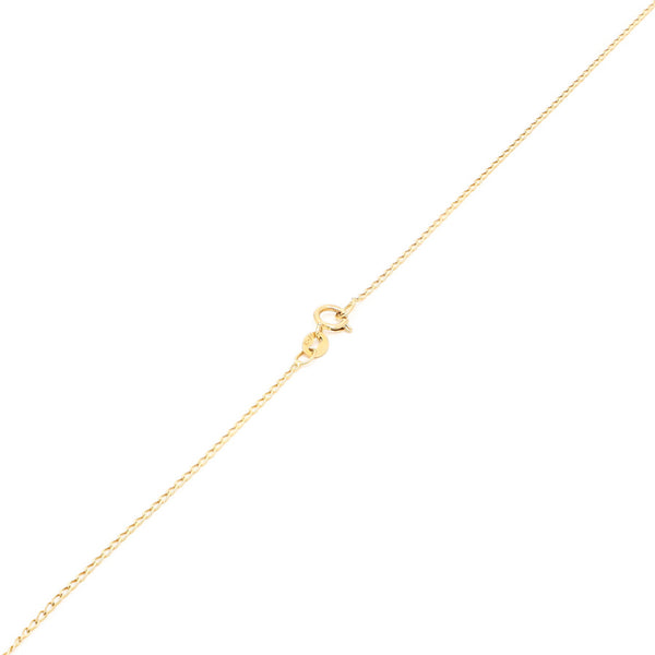 Collar eslabón encontrado en oro amarillo 14 kilates.
